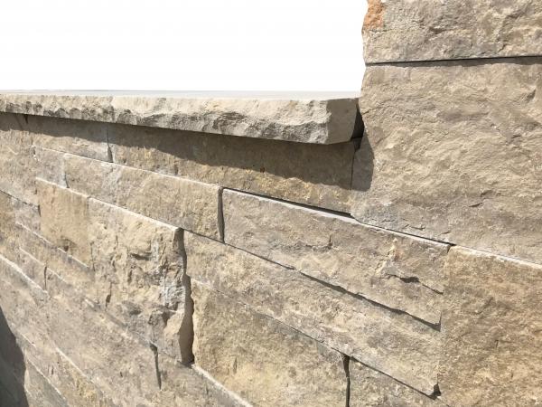 Jura beige System Mauersteine Rebmauer